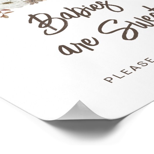 Herbstbabys sind süßes Poster (Ecke)