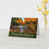 Herbstbach Karte (Gelbe Blume)