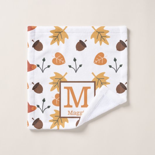 Herbstbad Set (Waschlappen)