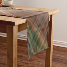 Herbstbaldzypresse Orange, Rot und Grün Kariert