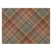 Herbstbaldzypresse Orange, Rot und Grün Kariert Tischdecke (Vorderseite (Horizontal))