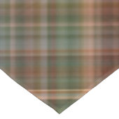 Herbstbaldzypresse Orange, Rot und Grün Kariert Tischdecke (Schrägansicht)