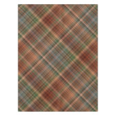 Herbstbaldzypresse Orange, Rot und Grün Kariert Tischdecke (Vorderseite)