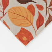 Herbstband Fleecedecke (Ecke)