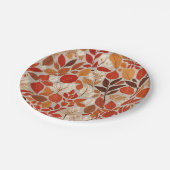 Herbstband Pappteller (Schrägansicht)