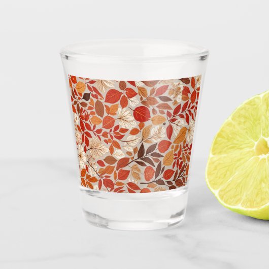 Herbstband Schnapsglas (Vorderseite)