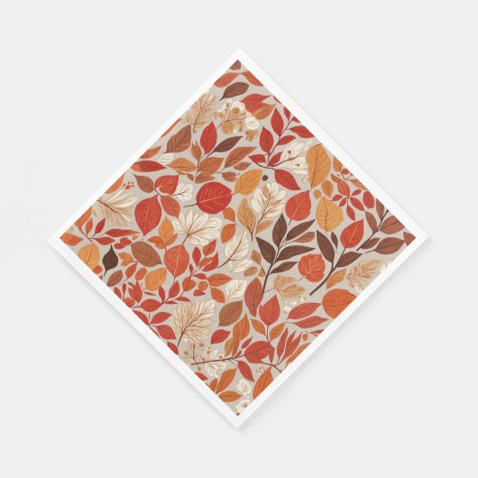 Herbstband Serviette (Ecke)