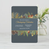 Herbstbanner Einladung (Stehend Vorderseite)