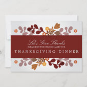 Herbstbanner-Einladung Einladung (Vorderseite)