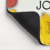 Herbstbanner Personalisiert Mousepad (Ecke)