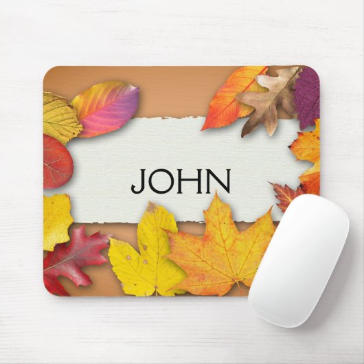 Herbstbanner Personalisiert Mousepad (Mit Mouse)