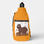 Herbstbär Crossbody Bag (Vorderseite)
