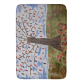 Herbstbaum Badematte (Vorderseite Vertikal)