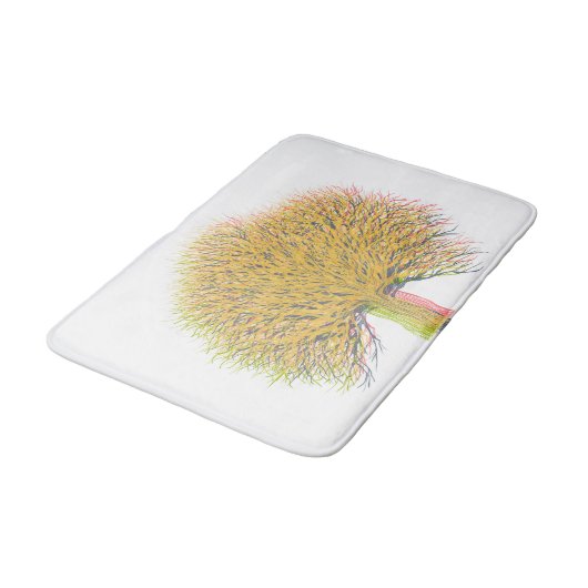 Herbstbaum Badematte (Schrägansicht)