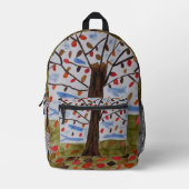 Herbstbaum Bedruckter Rucksack (Vorderseite)