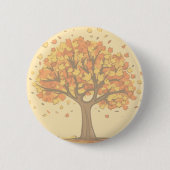 Herbstbaum Button (Vorderseite)