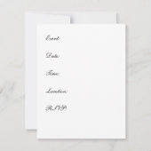 Herbstbaum Einladung (Rückseite)