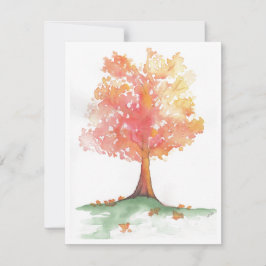 Herbstbaum Einladung