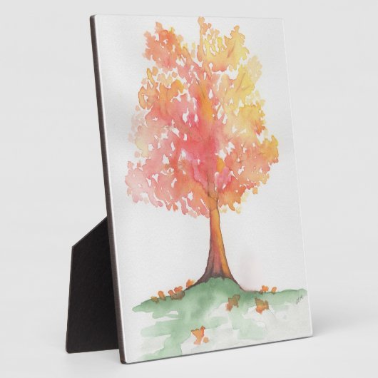 Herbstbaum Fotoplatte (Seite)