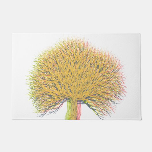 Herbstbaum Fußmatte (Vorderseite)
