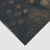 Herbstbaum Gesicht surreal Decoupage Seidenpapier (Ausschnitt)