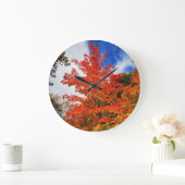 Herbstbaum Große Wanduhr (Zuhause)