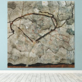 Herbstbaum in bewegter Luft Leinwanddruck (Insitu (Holzboden))