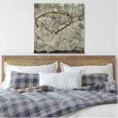 Herbstbaum in Bewegung von Egon Schiele Leinwanddruck (Insitu (Schlafzimmer))