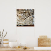 Herbstbaum in Bewegung von Egon Schiele Poster (Küche)