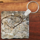 Herbstbaum in Bewegung von Egon Schiele Schlüsselanhänger (Rückseite)