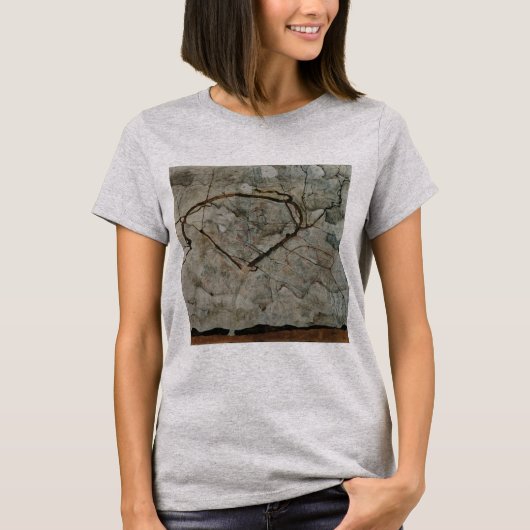 Herbstbaum in Bewegung von Egon Schiele T-Shirt (Vorderseite)