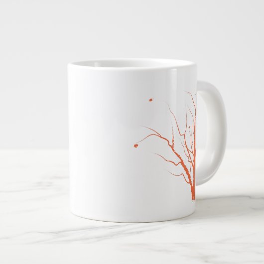 Herbstbaum Jumbo-Tasse (Vorderseite Rechts)