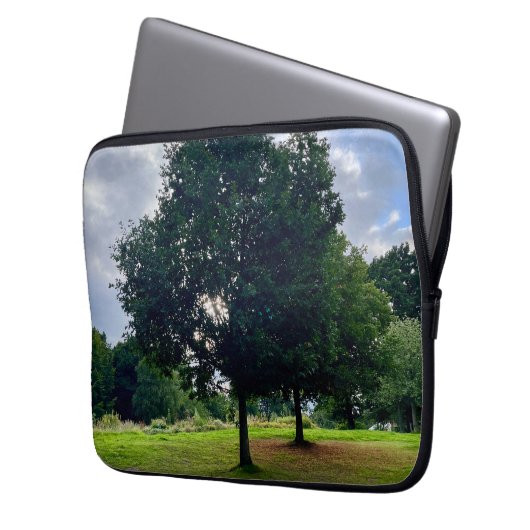 Herbstbaum Laptopschutzhülle (Vorderseite Links)