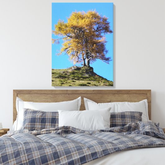 Herbstbaum Leinwanddruck (Insitu (Schlafzimmer))