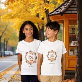 Herbstbaum Mandala Foliage Erntedank T-Shirt