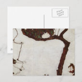 Herbstbaum mit Fuchsias Postkarte (Vorne/Hinten)