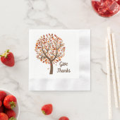 Herbstbaum Napkins Serviette (Beispiel)