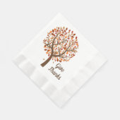 Herbstbaum Napkins Serviette (Ecke)