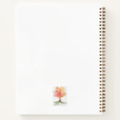 Herbstbaum Notizblock (Rückseite)