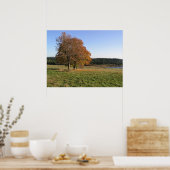 Herbstbaum Poster (Küche)