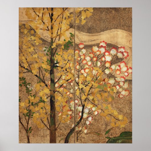 Herbstbaum Poster (Vorne)