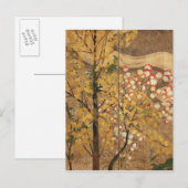 Herbstbaum Postkarte (Vorne/Hinten)