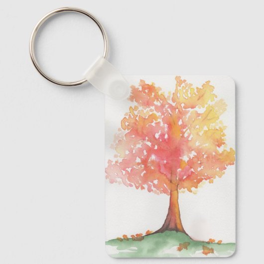 Herbstbaum Schlüsselanhänger (Vorderseite)