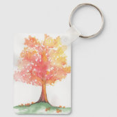 Herbstbaum Schlüsselanhänger (Rückseite)