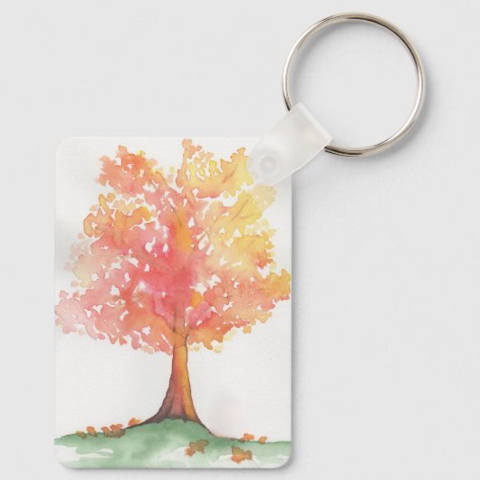 Herbstbaum Schlüsselanhänger (Rückseite)