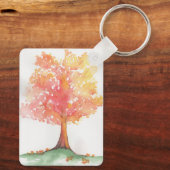 Herbstbaum Schlüsselanhänger (Rückseite)