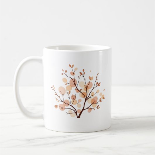 Herbstbaum-Tasse Flüstern Kaffeetasse (Links)