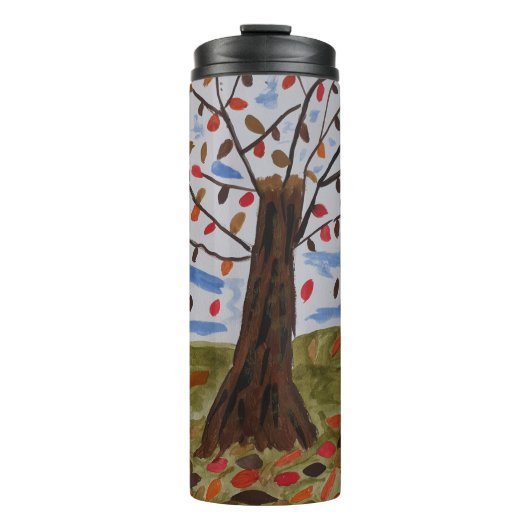 Herbstbaum Thermosbecher (Vorderseite)