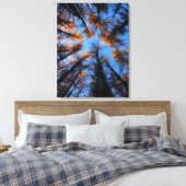 Herbstbäume bei Sonnenuntergang Leinwanddruck (Insitu (Schlafzimmer))