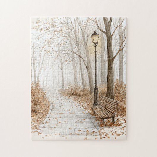 Herbstbäume Blätter Puzzle (Vertikal)